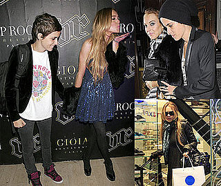 Photos of Lindsay Lohan and Samantha Ronson in London and Paris After Flour Thrown on Lindsay's Fur Coat