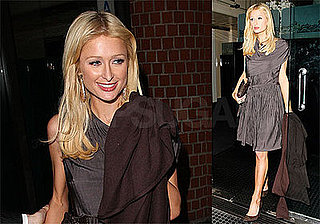Photos of Paris Hilton, Nicky Hilton, David Katzenberg at Mr. Chow's in LA; Interview with Ryan Seacrest About Taking a Break