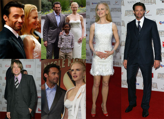 Nicole Kidman and Hugh Jackman at Australia Premiere