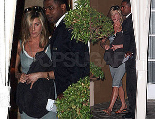 Photos of Jennifer Aniston Leaving the Four Season in LA