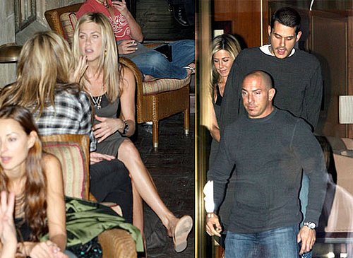 Jennifer Aniston and John Mayer at Sunset Towers With Nicole Richie and Joel Madden