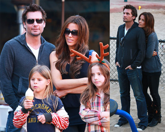 Kate Beckinsale at Park