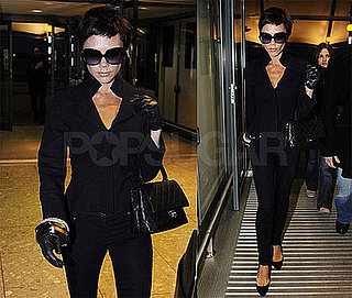 Photos of Victoria Beckham at Heathrow Airport 2008-12-04 16:30:42