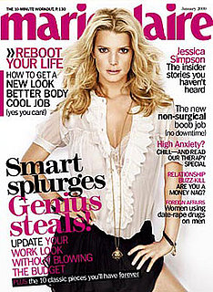 Photo and Quotes From Jessica Simpson on Marie Claire January 2009 Cover