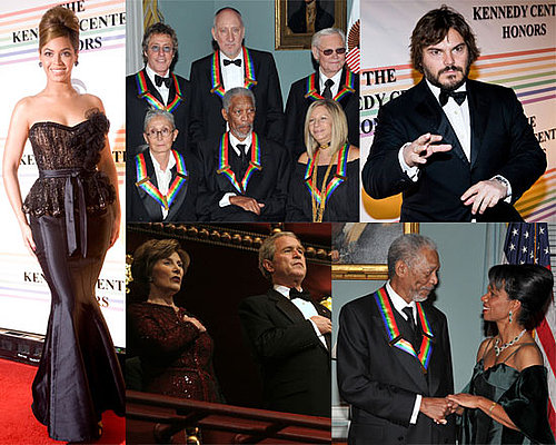 Photos of Beyonce Knowles, George Bush, Barbra Streisand, Morgan Freeman at Kennedy Center Honors