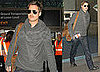 Photos of Brad Pitt at LAX 2008-12-10 12:30:52