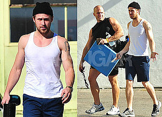 Photos of Ryan Gosling in a Tank at the Gym