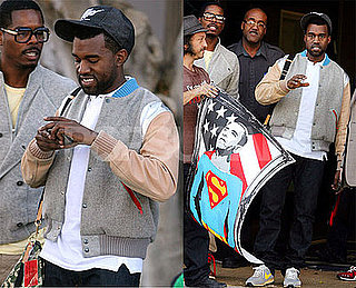 Photos of Kanye West in LA