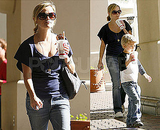 Photos of Reese Witherspoon, Ava Phillippe, Deacon Phillippe With Jamba Juice