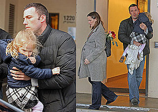 Photos of Ben Affleck and Jennifer Garner Picking Up Violet Affleck From School