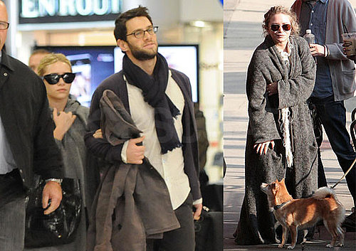 Photos of Mary-Kate Olsen, Ashley Olsen and Boyfriend Justin Bartha Out in LA