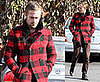 Ryan Gosling a Little Pouty in His Pretty Plaid Pea Coat