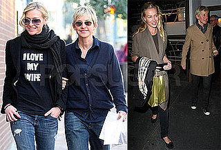 Photos of Ellen DeGeneres and Portia de Rossi in LA