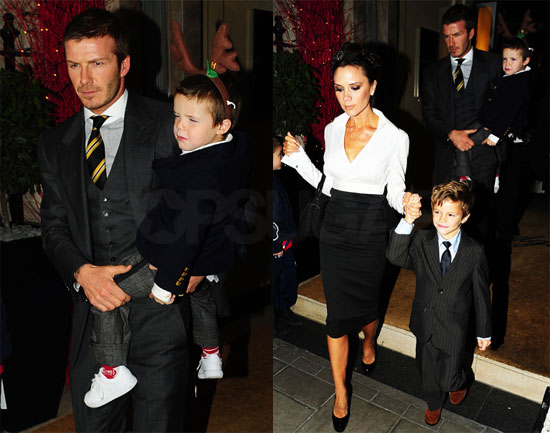 The Beckhams Celebrate Christmas Eve 
