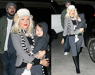 Photos of Christina Aguilera, Max Bratman, Jordan Bratman