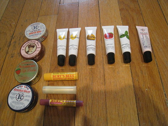 Lip balms & shines.

