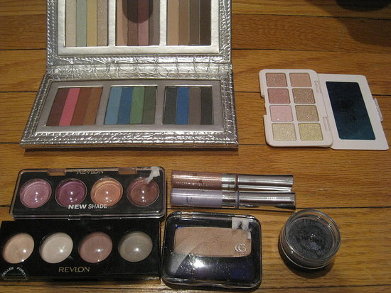 Eyeshadows.

