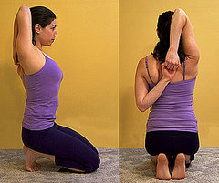 Foot and Triceps Stretch Foot and Triceps Stretch