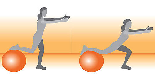 Get on the Ball: Booty Lunge