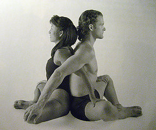 Partner Yoga Pose: Back-to-Back Butterfly 