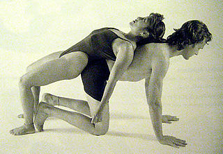 Partner Yoga Pose: Massage Table