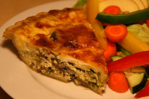 Healthy Recipe: Broccoli Mushroom Leek Quiche