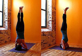 Strike a Yoga Pose: Pinching Shoulders Headstand