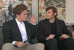 David Lynch and Crispin Glover = BFFs