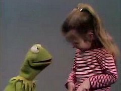 Flashback: Kermit and Cute Kid Sing Alphabet Flashback: Kermit and Cute Kid Sing Alphabet