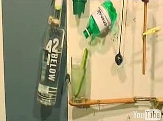 Rube Goldberg Cocktail-Making Machine