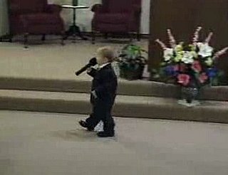 Baby Preacher Conducts Sermon
