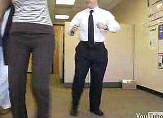 Entire Office Does the Electric Slide Dance