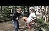 Would You Kick a Complete Stranger in the Nuts?