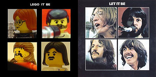Album Covers Created in Lego!