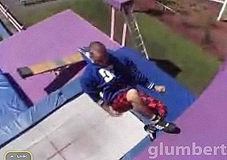 Guy Does Trampoline Wall Tricks