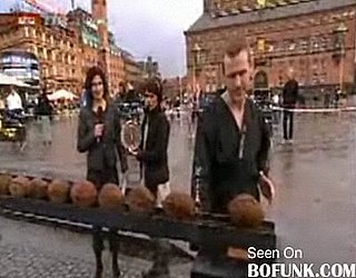 Guy Tries and Fails to Break World Coconut-Smashing Record