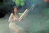 Woman Plays Funny Keyboard Solo