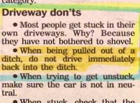 Silly Newspaper Article