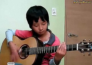 Awesome 11-Year-Old Rocks "Smells Like Teen Spirit"
