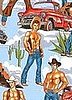 Hunky Cowboy Fabric: Hunky Cowboy Fabric