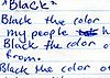 A Dark Poem Penned in Blue