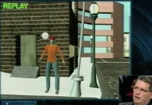 Video Animation Reenactment on Judge Alex