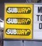 Uninformative Subway Sign
