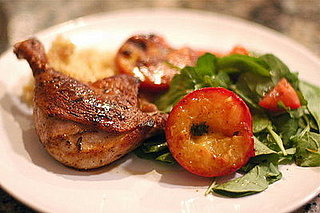 Recipe for Duck Legs with Grilled Plums