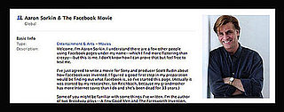 Aaron Sorkin Joins Facebook to Write Facebook Movie