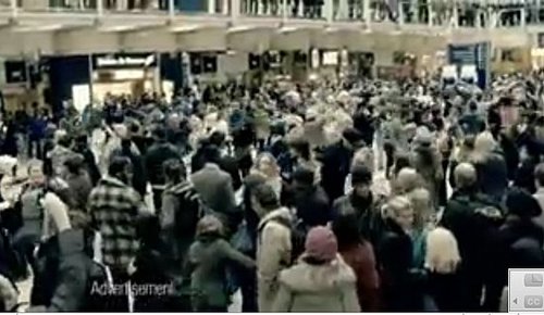 T-Mobile Commercial Set in London Train Station Full of Dancing Commuters