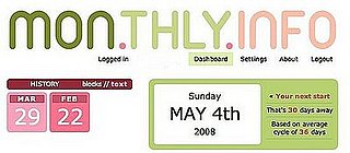 Website Mon.thly.Info Tracks Your Menstrual Cycles Online