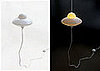 Don't Run We Are Friends Lamp Is in The Shape of a UFO