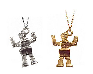 Robot Charm Necklace Is From Space and Beyond Collection By NYC's Pretty Little Things