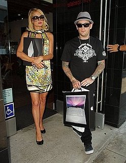Paris Hilton and Her Boyfriend Benji Madden Take a Trip to The Apple Store